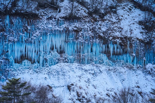 氷瀑氷柱