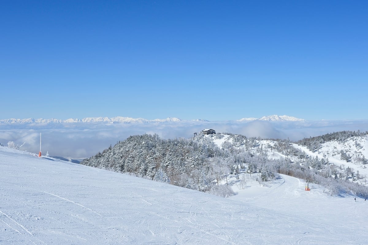 13のスキー場が集まる志賀高原中央エリア