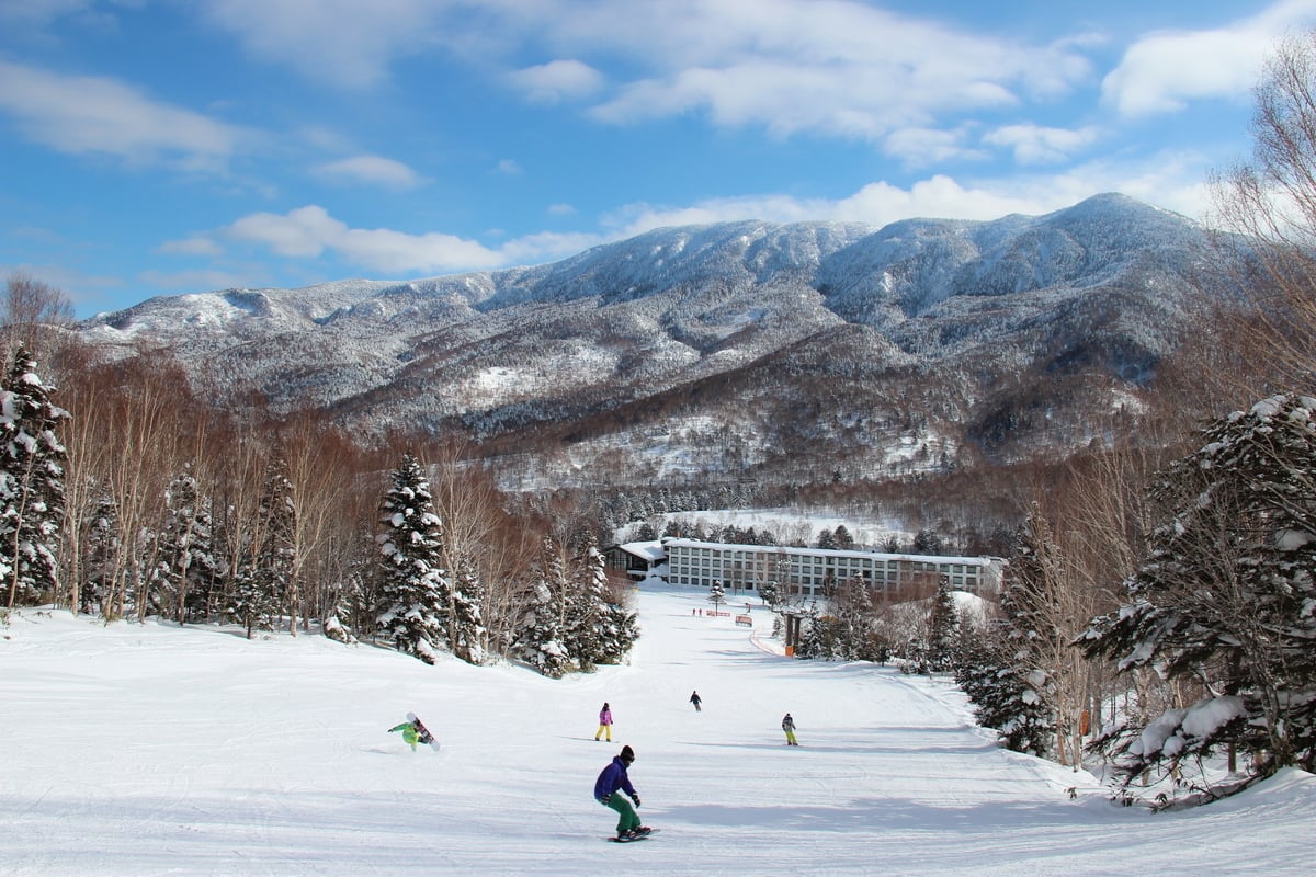 志賀高原の焼額山エリア