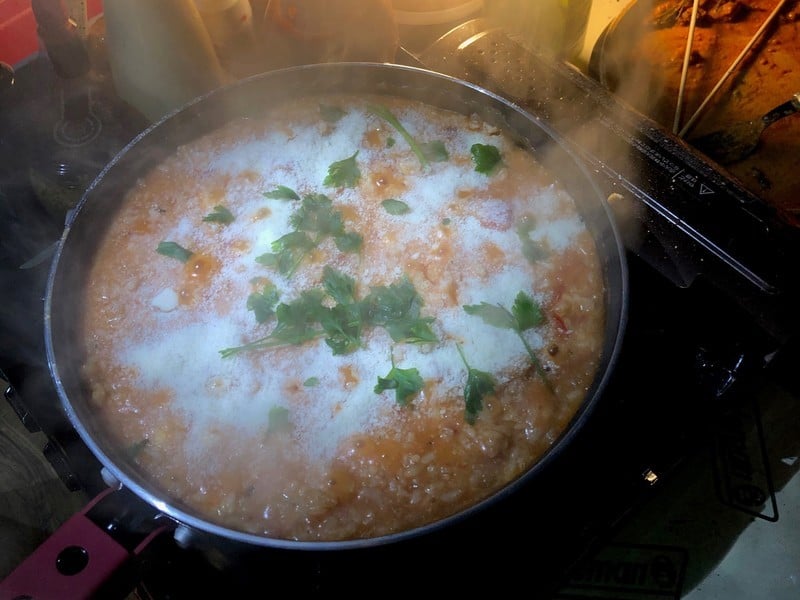 冬キャンプの食事は温かいものに限る