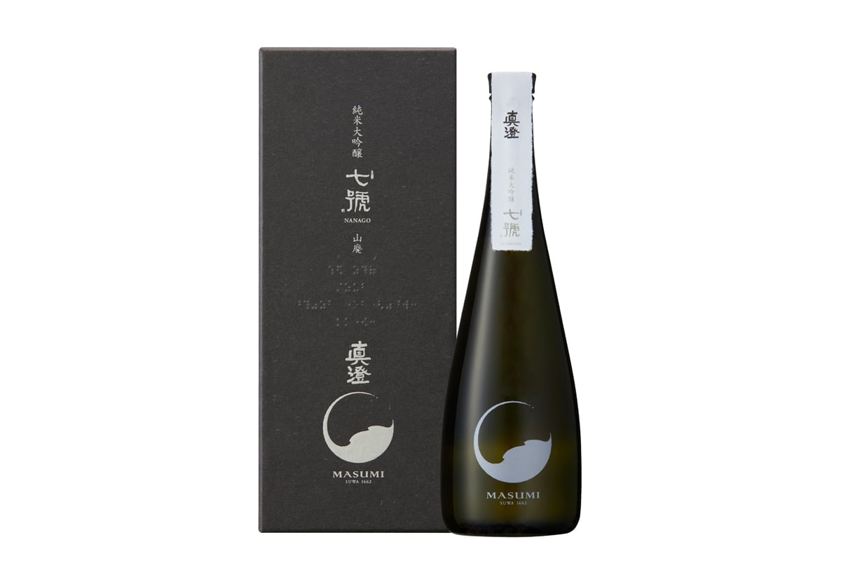 「純米大吟醸 七號」長野県産の酒米・金紋錦で造った山廃大吟醸。日本酒好きな人へのお土産、自分へのご褒美におすすめ（提供：宮坂酒造株式会社）