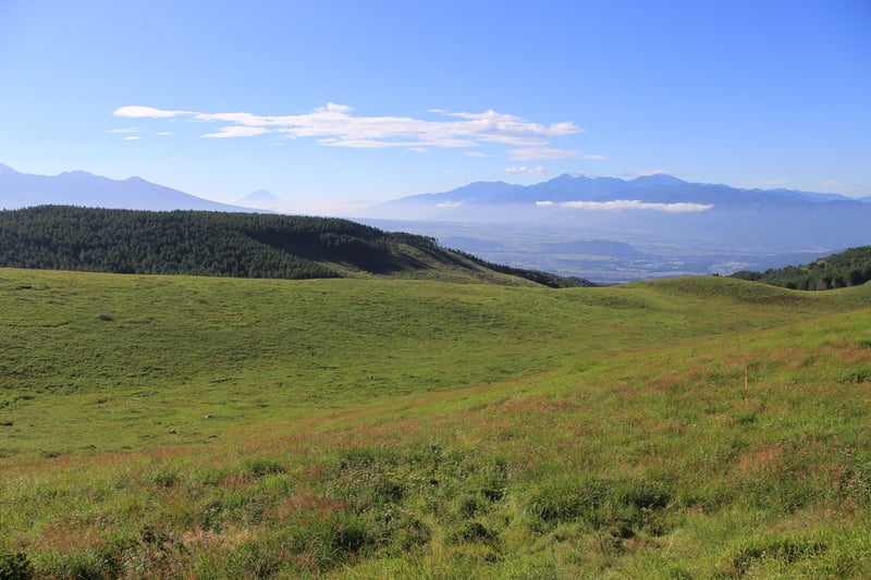 6-4_1_展望ポイント(霧ヶ峰富士見台・三峰山)(c)長野県霧ヶ峰自然保護センター