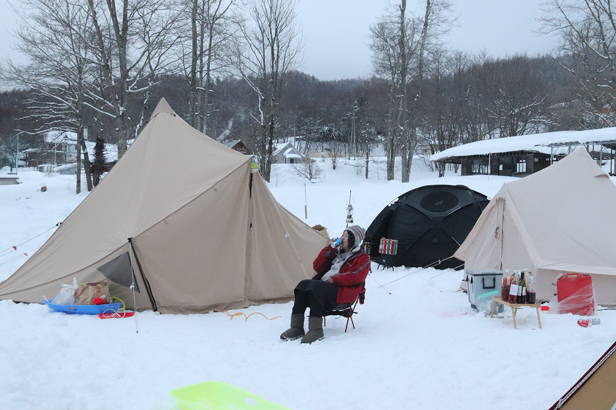 （交渉中)キャンプにいかがですか？ 日本一の寒さ”を体験できる雪中キャンプ。上田市・菅平高原で体験する