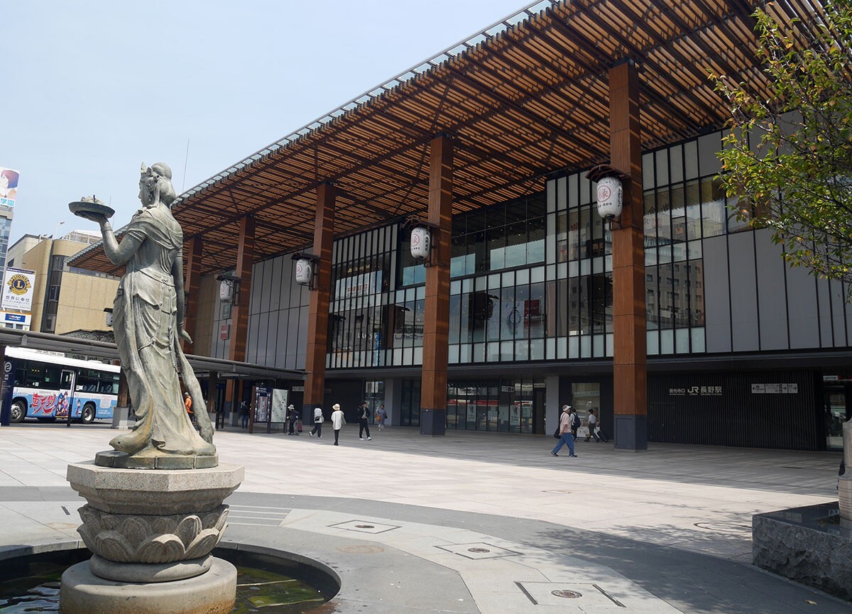 Nagano station outside