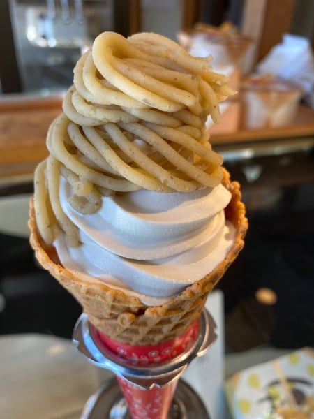 Obuse - Entotsu Cafe Mont Blanc