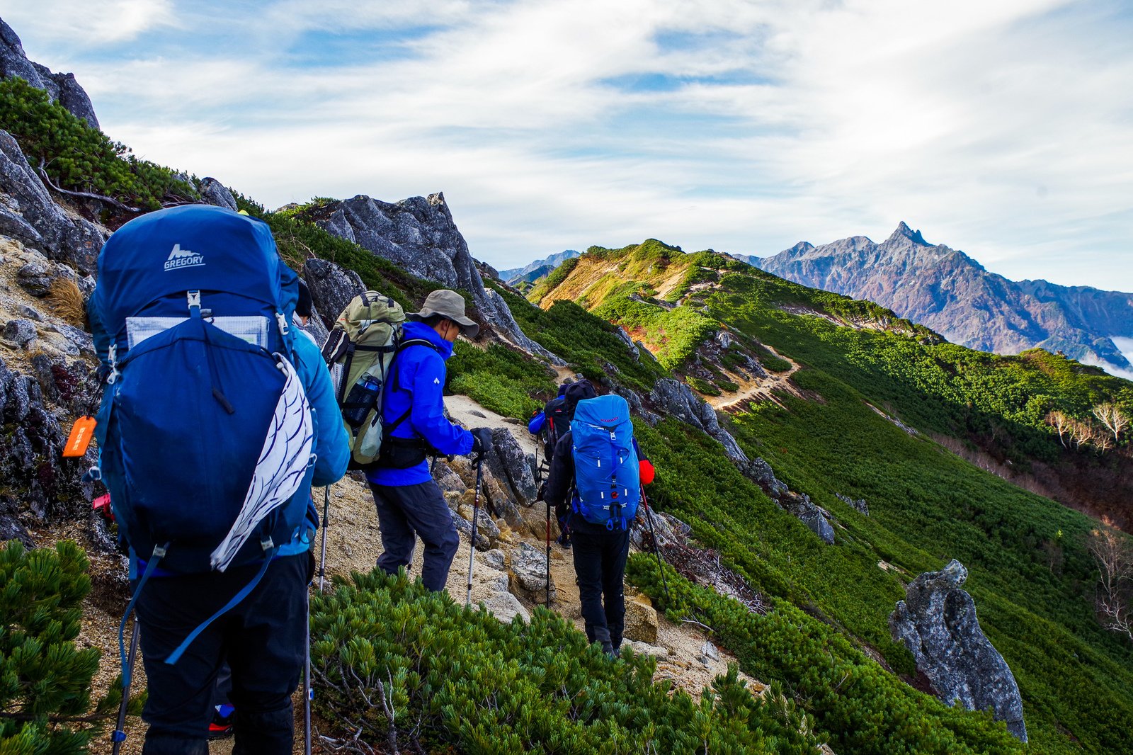 Mountain Climbing in the Northern Japanese Alps