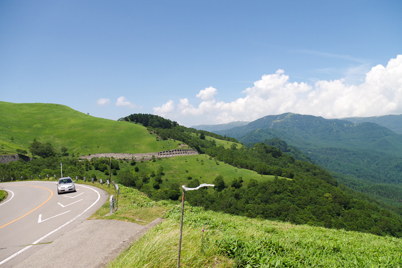 自驾游长野，欣赏山脉壮丽景色